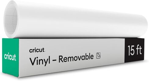 Cricut Premium Removable Vinyl (12 in × 15 ft), No-Residue Easy Removal up to 2 Years, Perfect for Indoor-Outdoor DIY Projects & Removable Decals, Compatible with Cricut Machines, Green in Saudi Arabia