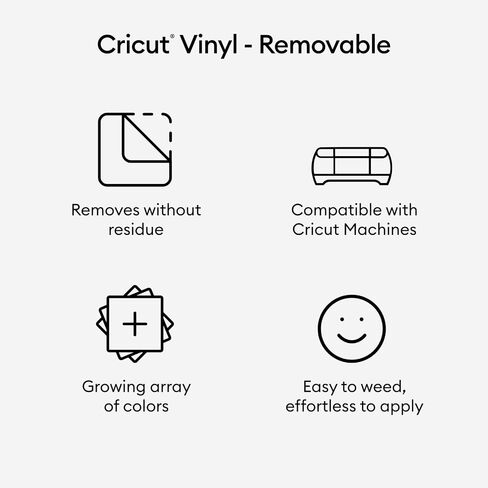 Cricut Premium Removable Vinyl (12 in × 15 ft), No-Residue Easy Removal up to 2 Years, Perfect for Indoor-Outdoor DIY Projects & Removable Decals, Compatible with Cricut Machines, Green in Saudi Arabia