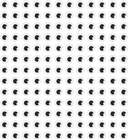 humyeam 1000 Pieces 6mm Googly Wiggle Eyes Self-Adhesive Round White Sticker Eyes for DIY Crafts Scrapbooking Decoration in Saudi Arabia