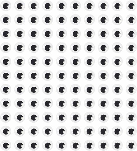 humyeam 1000 Pieces 6mm Googly Wiggle Eyes Self-Adhesive Round White Sticker Eyes for DIY Crafts Scrapbooking Decoration in Saudi Arabia
