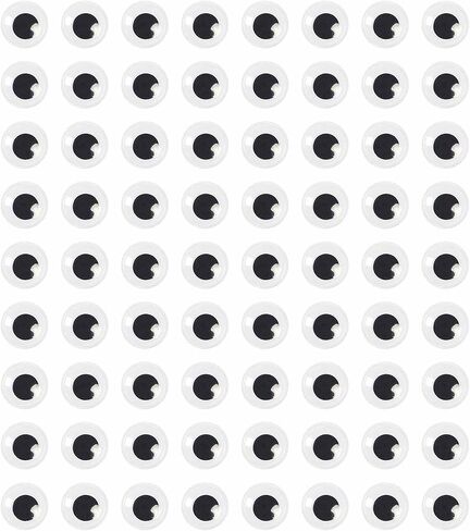 humyeam 1000 Pieces 6mm Googly Wiggle Eyes Self-Adhesive Round White Sticker Eyes for DIY Crafts Scrapbooking Decoration in Saudi Arabia
