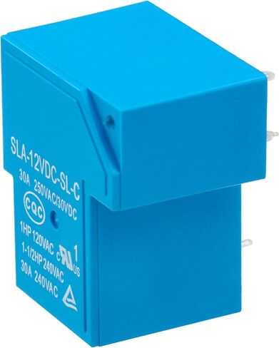Power Relay, SLA-12VDC-SL-C, Coil Voltage DC 12V, 30A 250VAC/30VDC, 1NO 1NC, 6 Pins (6) in Kuwait