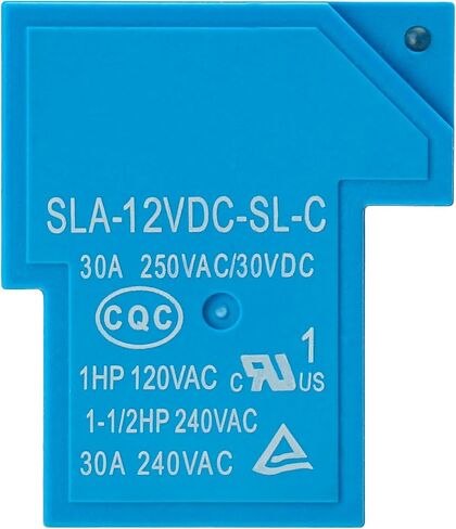 Power Relay, SLA-12VDC-SL-C, Coil Voltage DC 12V, 30A 250VAC/30VDC, 1NO 1NC, 6 Pins (6) in Kuwait