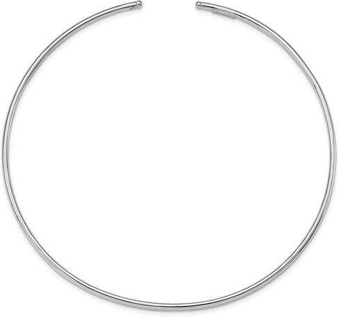 IceCarats 925 Sterling Silver Neck Collar Neckwire Chain Cuff Choker Necklace in Saudi Arabia