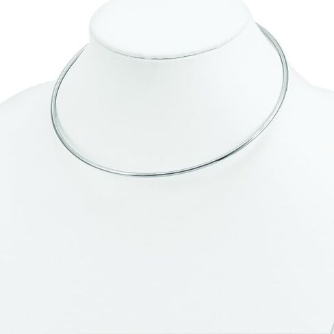 IceCarats 925 Sterling Silver Neck Collar Neckwire Chain Cuff Choker Necklace in Saudi Arabia