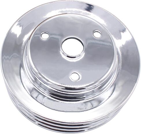 1 Pcs Crankshaft Pulley Triple-Groove LWP Long Water Pump Compatible with Small Block Chevy SBC 262 265 267 283 302 305 307 327 350 400 in Saudi Arabia