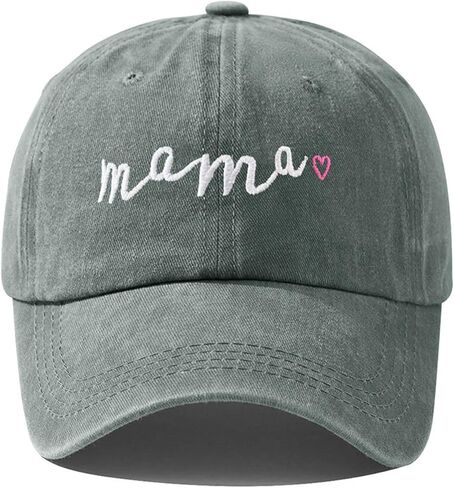2Pcs Mama and Mini Hats Embroidered Adjustable Parent-Child Baseball Caps Mom and Me Matching Hat Set in Kuwait