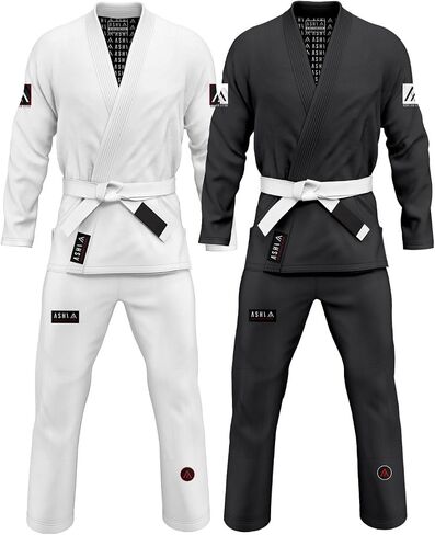 ASHI Jiu Jitsu Gi – Modern Fit Unisex Lightweight Gi with Pre Shrunk Moisture Wicking Fabric - Premium Botique Brand BJJ in Saudi Arabia