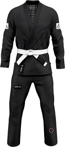 ASHI Jiu Jitsu Gi – Modern Fit Unisex Lightweight Gi with Pre Shrunk Moisture Wicking Fabric - Premium Botique Brand BJJ in Saudi Arabia