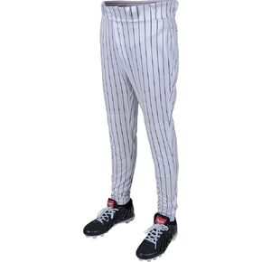 Rawlings Men's Pro 150 Series Pinstripe Baseball Pant | Jogger Fit | Youth Sizes | Multiple Colors