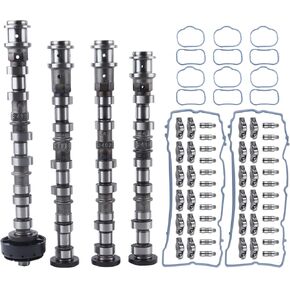 Engine Camshafts Rockers Lifters Kit Compatible with Jeep Dodge RAM 3.6L V6 2011-2016 5184377AG 5184378AG 5184379AG 5184380AG