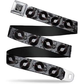 Buckle-Down Seatbelt Belt - Turntables - 1.0" Wide - 20-36 Inches in Length