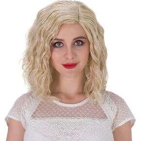 Max Beauty Kids Blonde Princess Cosplay Wig for Girl with Long Braided Hair , Daily Wig for Cosplay Synthetic Hair for Halloween Costume Party Hair Wig + Wig Cap ( Length : 19.69 INCH ) (Blonde)