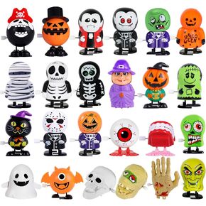 MGparty 24Pack Halloween Wind Up Toys Assortment for Kids Halloween Toy for Goody Bag Filler Halloween Party Favors