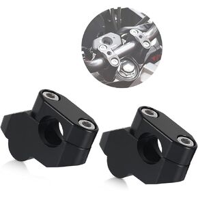 7/8" 22mm HandleBars Risers Handle Heightening Kit Clamp Adapter Compatible with V-Strom Vstrom 250 2016-2018 V-Strom Vstrom 650 DL650 2004-2008 2016-2019 V-Strom Vstrom 1000 DL1000 2002-2019