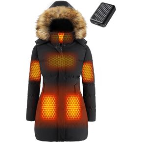Graphene Women Heated Jacket 12V Fast Charge 18400mAh Large Capacity