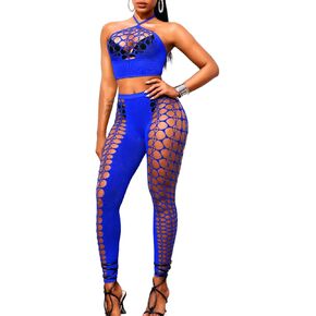 Rave Outfits For Women, Sexy Fishnet Bodysuit, Cut Out Jumpsuit Dancer Two Piece Music Festival Party Club, Fits 0-14