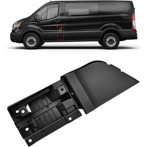 Transit Gas Door with White Cover, Fuel Filler Pocket Door Hinge and Housing Assembly Replacement Kit for Ford Transit Vans 150 250 350(HD) 2015-2023, Replace# CK4Z-5427936-A CK4Z-5427936-F