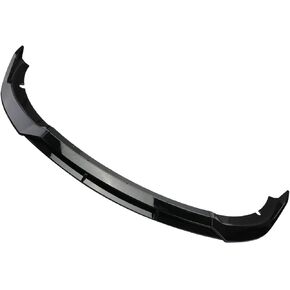 MUCO Front Bumper Lip Spoiler Kit Compatible with BMW F32 F33 F36 4 Series M Sport 2014 2015 2016 2017 2018 2019 2020 Gloss Black Front Bumper Chin Lip Splitter Spoiler