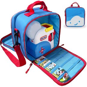 Detachable Bag Compatible with Little Tikes Story Dream Machine Books Starter Set，Kids Toys Storage Case for Little Tikes for Storybook, Audio Play, Character,with Handle and Shoulder Strap