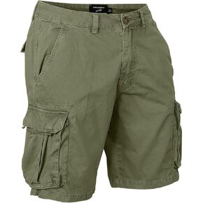 Victory Men's Twill Cargo Shorts Cotton Lightweight Multi Pocket Casual Outdoor Hiking Shorts