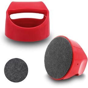 1 Pieces Block Printing Baren Tools Hand Printing Linocut Tools Printing Press Comfortable Handle - 4 inchs(Red Baren)