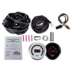 30-4110 UEGO Air Fuel Ratio Gauge 52mm with 4.9 LSU Sensor, wideband Sensor WideBand A/F Ratio UEGO O2 Controller Gauge Kit