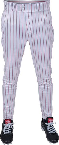 Rawlings Men's Pro 150 Series Pinstripe Baseball Pant | Jogger Fit | Youth Sizes | Multiple Colors in Saudi Arabia