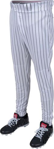 Rawlings Men's Pro 150 Series Pinstripe Baseball Pant | Jogger Fit | Adult Sizes | Multiple Colors in Saudi Arabia