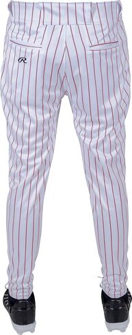 Rawlings Men's Pro 150 Series Pinstripe Baseball Pant | Jogger Fit | Adult Sizes | Multiple Colors in Saudi Arabia