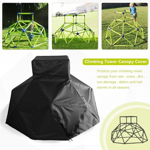 مظلة برج التسلق Okcool، غطاء تسلق للأطفال في الهواء الطلق لبرج التسلق على شكل قرد Eezy Peezy، حماية من جميع الأحوال الجوية في الهواء الطلق (الغطاء فقط) in Kuwait