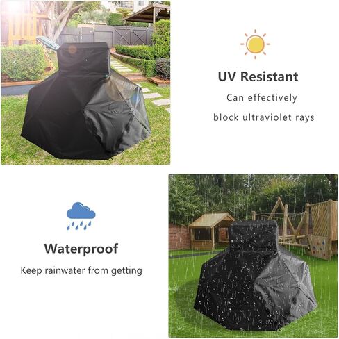 مظلة برج التسلق Okcool، غطاء تسلق للأطفال في الهواء الطلق لبرج التسلق على شكل قرد Eezy Peezy، حماية من جميع الأحوال الجوية في الهواء الطلق (الغطاء فقط) in Kuwait