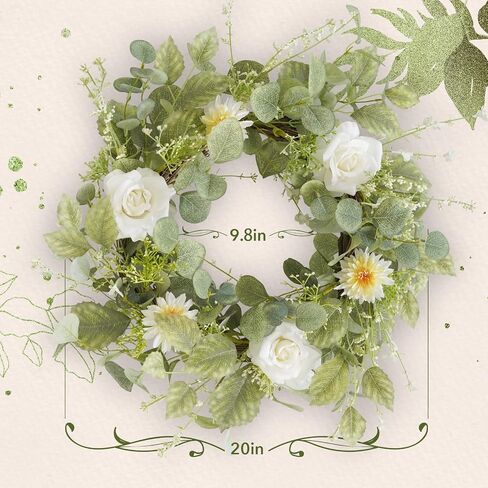 18 Inch Fall Wreath for Front Door with Berry Branchesm Pumpkins Mixed Leaves Pine Cone for Home Porch Thanksgiving Outdoor Indoor Fall Decor in Saudi Arabia