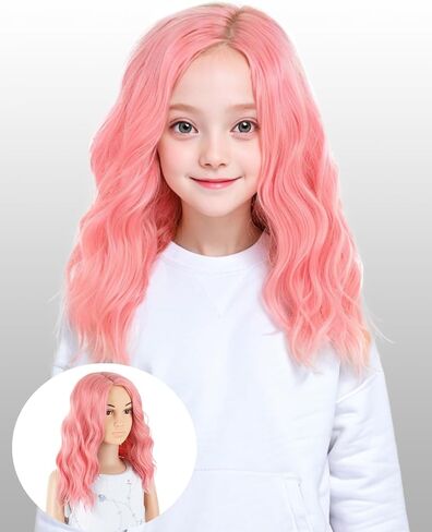 MORICA Light Blonde Short Curly Wig Girls Synthetic Wig Cosplay Halloween Party Costume Wig(12Inch,Light Blonde) in Saudi Arabia
