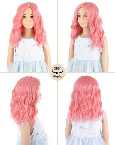 MORICA Light Blonde Short Curly Wig Girls Synthetic Wig Cosplay Halloween Party Costume Wig(12Inch,Light Blonde) in Saudi Arabia