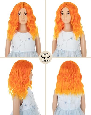 MORICA Light Blonde Short Curly Wig Girls Synthetic Wig Cosplay Halloween Party Costume Wig(12Inch,Light Blonde) in Saudi Arabia