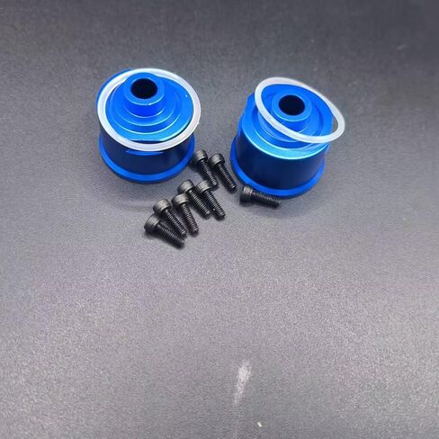 2Pcs Aluminum Differential Carrier for Traxxas Revo Erevo Slash 4X4 XO-1 E-Maxx T-Maxx Stampede 4x4 Rally VXL 4-Tec 2.0 Telluride 4X4 3978 5383 Upgrade Parts Blue in Saudi Arabia