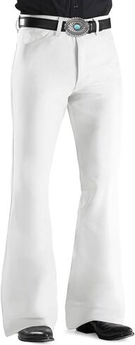 EVEDESIGN Mens Bell Bottom Jeans Pants 70s Disco Outfits for Men Vintage Flared Jeans in Saudi Arabia