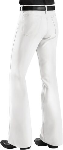 EVEDESIGN Mens Bell Bottom Jeans Pants 70s Disco Outfits for Men Vintage Flared Jeans in Saudi Arabia