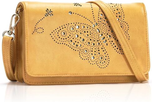 Small Crossbody Bag for Women,Cell Phone Purse Womens Shoulder Handbags Wallet Purse with Credit Card Slots Wristlet in Kuwait