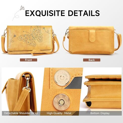 Small Crossbody Bag for Women,Cell Phone Purse Womens Shoulder Handbags Wallet Purse with Credit Card Slots Wristlet in Kuwait