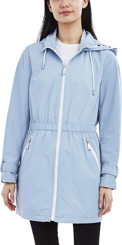 Laundry by Shelli Segal Women's Zip Front Anorak Windbreaker in Saudi Arabia