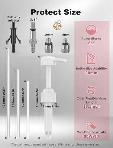 مضخة زيت تروس الوحدة السفلية، عبوة واحدة مناسبة لمعظم المحركات الخارجية للقوارب البحرية والزئبقية المتوافقة مع زجاجات الكوارت القياسية بفتحة 28 مم in Kuwait