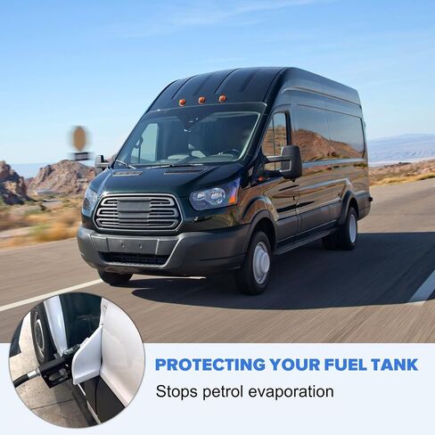 Transit fuel Door, Transit Fuel Filler door Assembly with white cover Compatible with Ford Transit 150 250 350(HD) 2015-2023,fuel tank filler door accessories for CK4Z-5427936-A CK4Z-5427936-F in Saudi Arabia