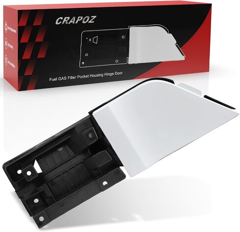 Transit fuel Door, Transit Fuel Filler door Assembly with white cover Compatible with Ford Transit 150 250 350(HD) 2015-2023,fuel tank filler door accessories for CK4Z-5427936-A CK4Z-5427936-F in Saudi Arabia