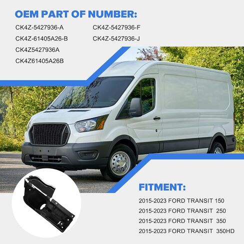 Transit fuel Door, Transit Fuel Filler door Assembly with white cover Compatible with Ford Transit 150 250 350(HD) 2015-2023,fuel tank filler door accessories for CK4Z-5427936-A CK4Z-5427936-F in Saudi Arabia