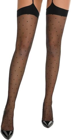 Women Lace Floral Garter Belts With Thigh High Stockings in Saudi Arabia