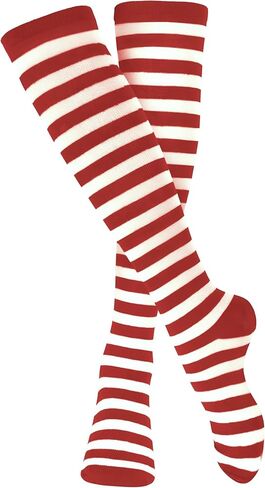 Dress Up America Cotton Striped Socks for Adults - Striped Knee High Socks for Men & Women | Teens - Stylish and Comfortable in Saudi Arabia