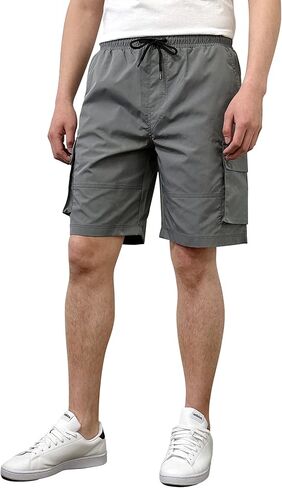 Southpole Men's Quick Dry Water Resistant Cargo Shorts, Inseam 9" in Saudi Arabia