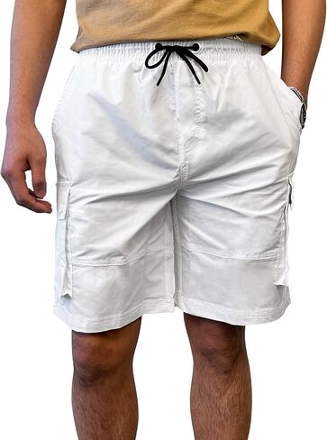 Southpole Men's Quick Dry Water Resistant Cargo Shorts, Inseam 9" in Saudi Arabia